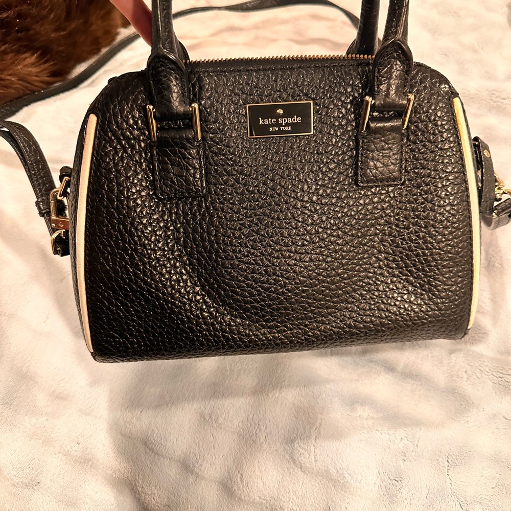Kate Spade Textured Black Satchel